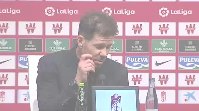 Simeone: Nos faltó contundencia, pero el partido fue de los mejores