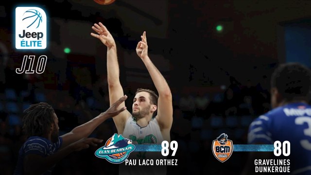 Jeep® ÉLITE : Pau-Lacq-Orthez vs Gravelines-Dunkerque (J10)