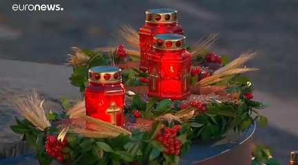 Ucrania recuerda a las víctimas de la hambruna de Stalin