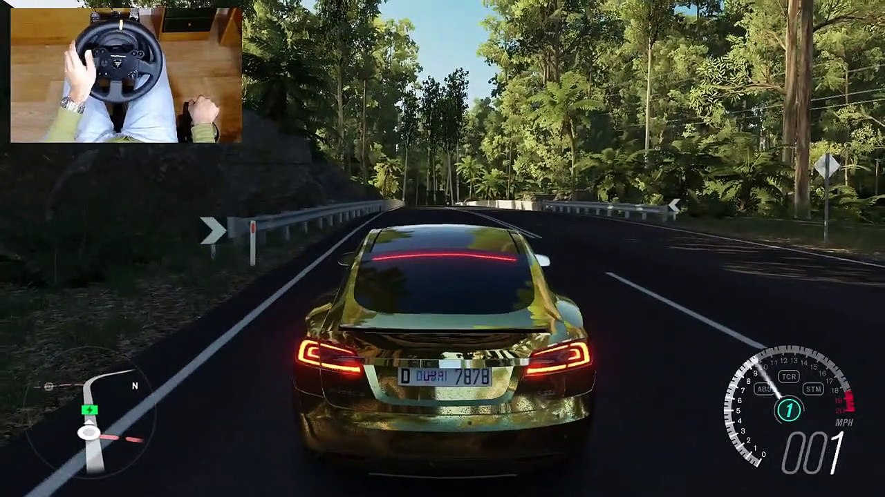 Forza Horizon 3 - TESLA MODEL S P90D - OFF-ROAD with THRUSTMASTER TX + TH8A - 1080p60FPS