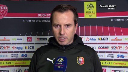 Julien Stéphan après la défaite de Rennes à Dijon : "J'ai honte"