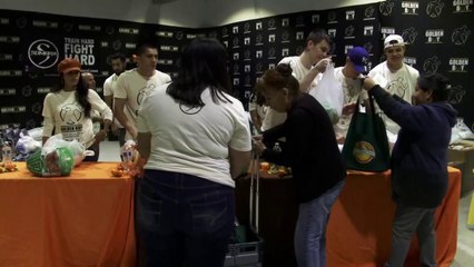 People getting Turkeys BROLL