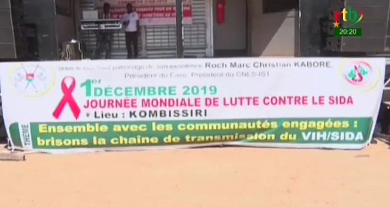 RTB / 1er Décember 2019 - journée mondiale de lutte contre le sida à Koumbissiri