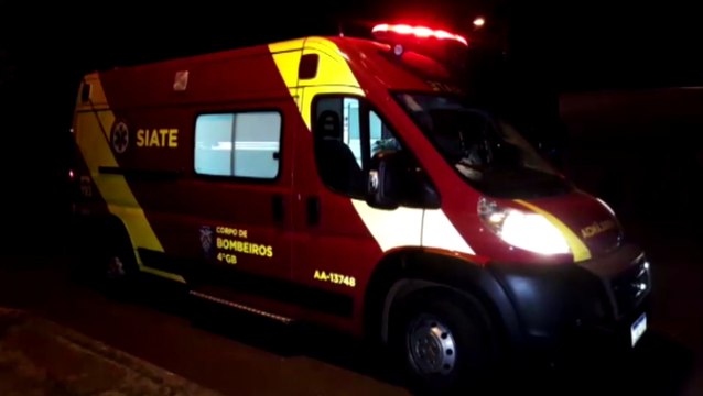 Motociclista fratura perna em acidente no Bairro Interlagos