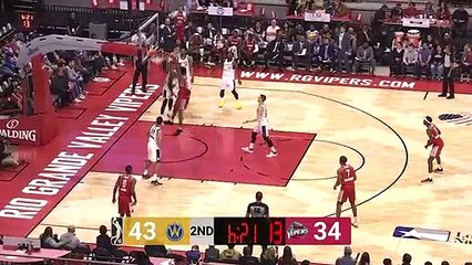 Angel Rodriguez Posts 13 points & 10 assists vs. Santa Cruz Warriors