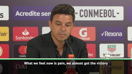 Gallardo 'feeling pain' after dramatic defeat to Flamengo