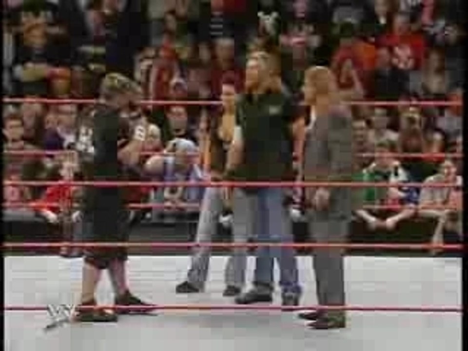 Triple H & Edge Vs John Cena