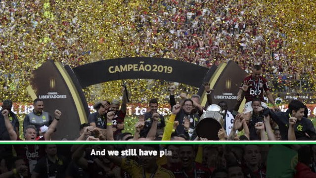 Jesus lays down gauntlet to Liverpool after Copa Libertadores title