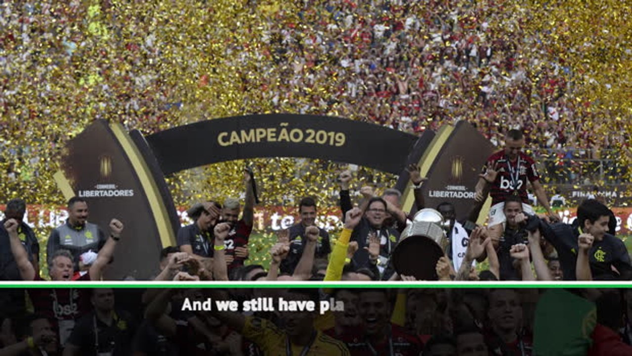 Jesus lays down gauntlet to Liverpool after Copa Libertadores title