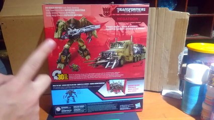 Transformers Studio Series 34 Leader Megatron Unboxing y Review Español