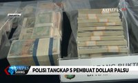 Polisi Tangkap 5 Pembuat Dollar Palsu di Bogor