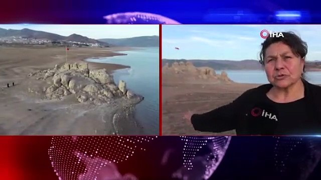 Sular çekilince tekne ile gittikleri yere yürüyerek gittiler