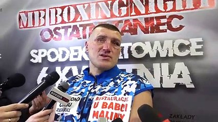 Mariusz Wach ze łzami w oczach po przegranej z Martinem Bakole