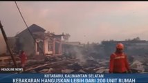 Ratusan Rumah di Pulau Sebuku Hangus Terbakar