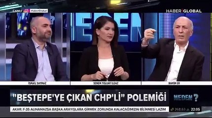 İsmail Saymaz, Rahmi Er'e hükûmeti eleştirdin mi? dedi; Er: Evet, mesela minareler...