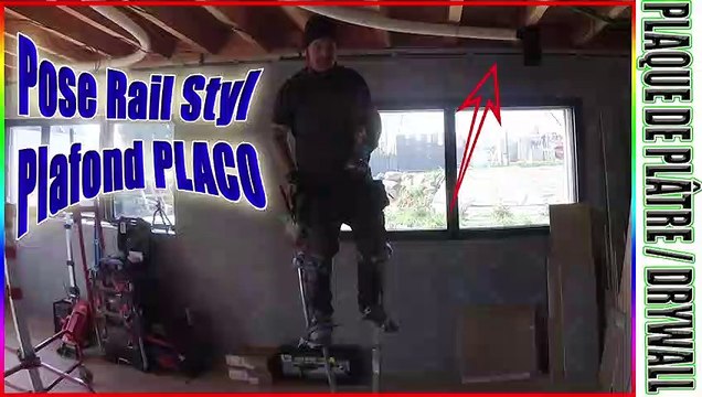 comment faire un plafond placo sous plancher bois cornière de rive tuto cr2 rail styl 1