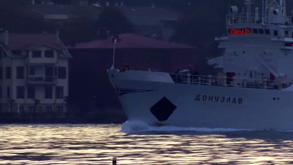 Rus istihbarat ve araştırma gemisi Boğaz’dan geçti