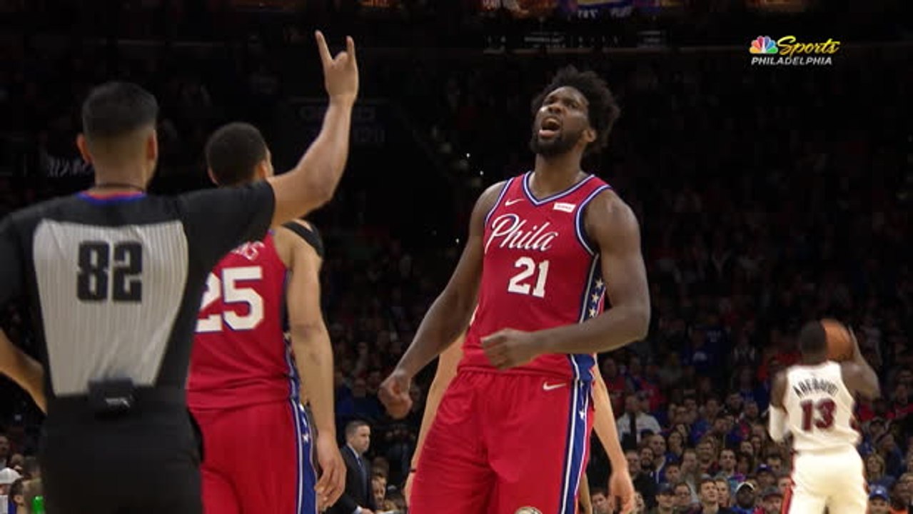 Embiid shows his power for 76ers