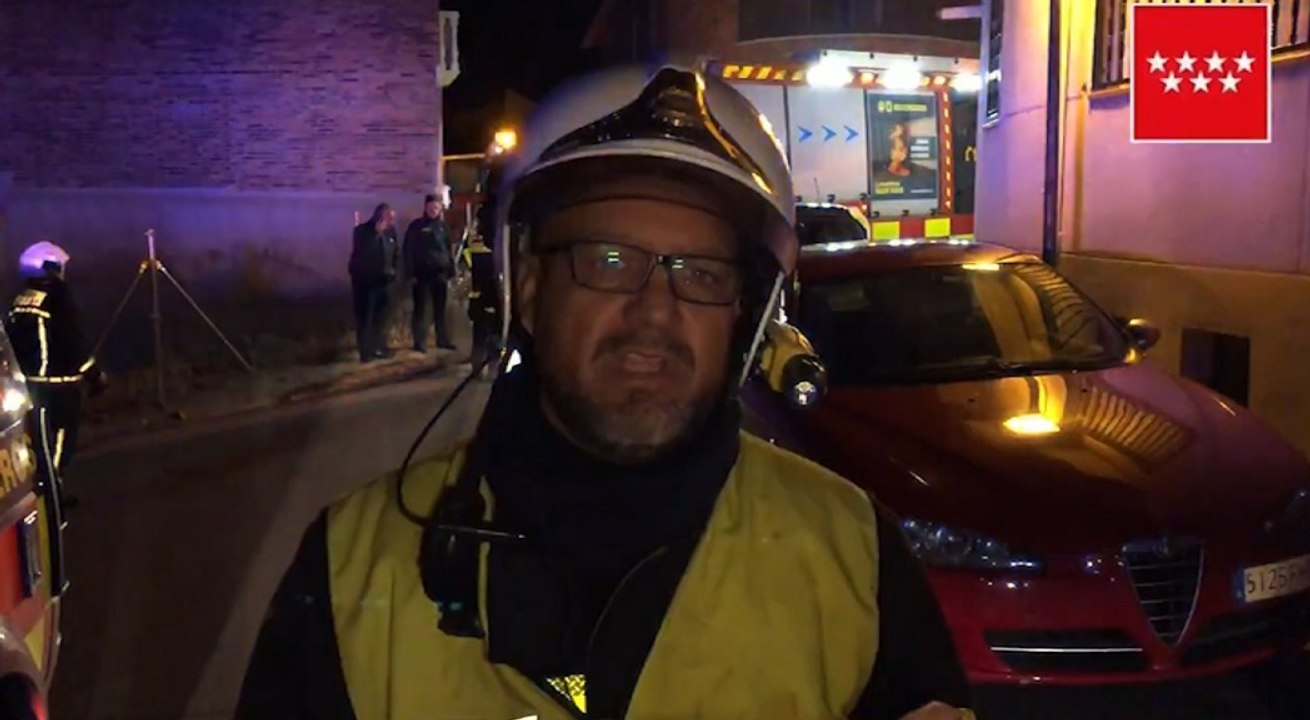 Tres heridos leves en el incendio de Valdemorillo