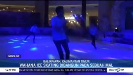 Mencoba Wahana Ice Skating di Kalimantan