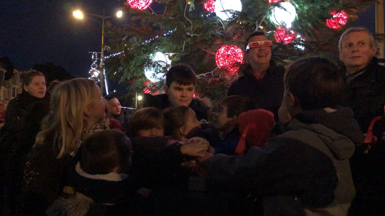 Lancement des illuminations de Noël