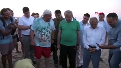 Kampçılar caretta caretta yuvalarını tahrip ettiler