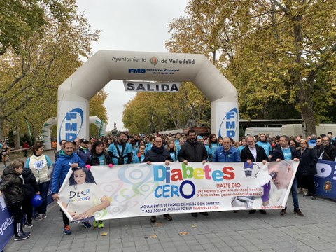 Unas 3.000 personas recorren Valladolid por la diabetes
