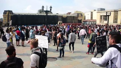 Kolombiya'da genel grev protestolarında üçüncü gün