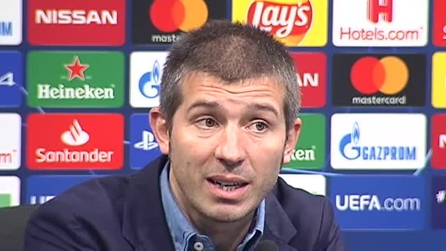 Celades, orgulloso de sus jugadores a pesar del empate ante el Chelsea