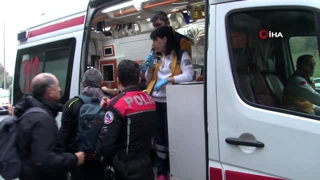 İşlem yapan motosikletli polise bir başka motosikletli polis çarptı: 2 polis yaralı