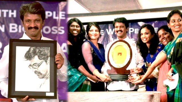 Fans met Biggboss Cheran and presents gifts | Bigg Boss Cheran | சேரனை சந்தித்த பிக் பாஸ் ரசிகர்கள்