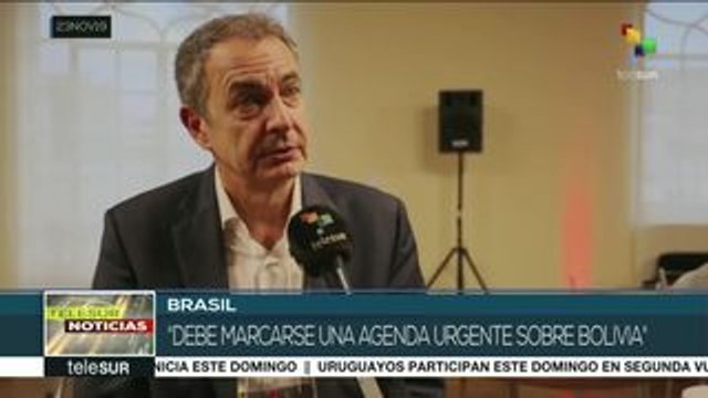 Rodríguez Zapatero condena golpe de Estado contra Evo Morales