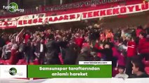 Samsunspor taraftarından anlamlı hareket