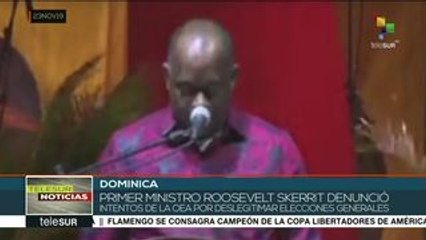 Skerrit denuncia intento de OEA para deslegitimar elección en Dominica