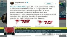 ALBA-TCP advierte intervención de OEA en próxima elección en Dominica