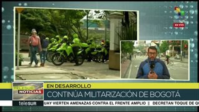 Colombia: manifestantes son reprimidos en marcha pacífica en Bogotá