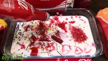 Series RED COCA COLA SANTA CLAUS Slime | Mixing Random Things into GLOSSY Slime | Slime s #644
