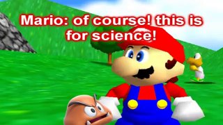 super mario 64 bloopers Who let the chomp out