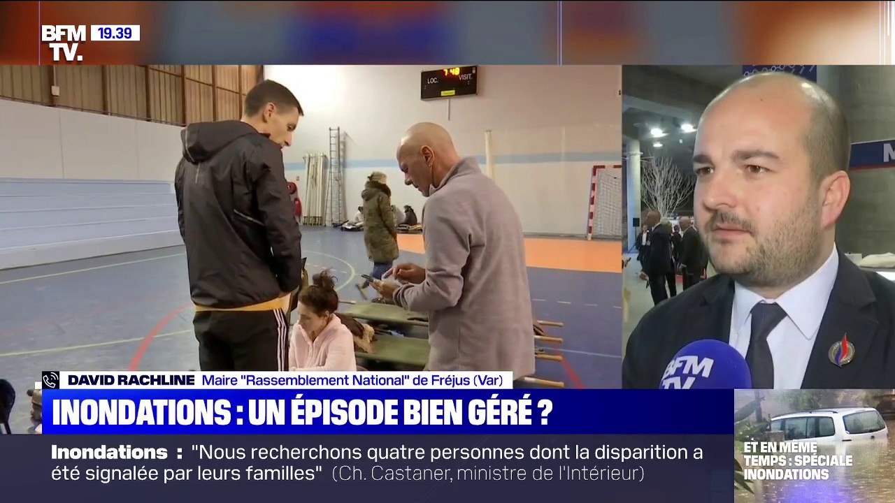 David Rachline, maire de Fréjus: "L'Argens reste à un niveau très préoccupant, toutes les zones ne sont pas encore habitables"