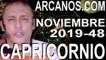 CAPRICORNIO NOVIEMBRE 2019 ARCANOS.COM - Horóscopo 24 al 30 de noviembre de 2019 - Semana 48