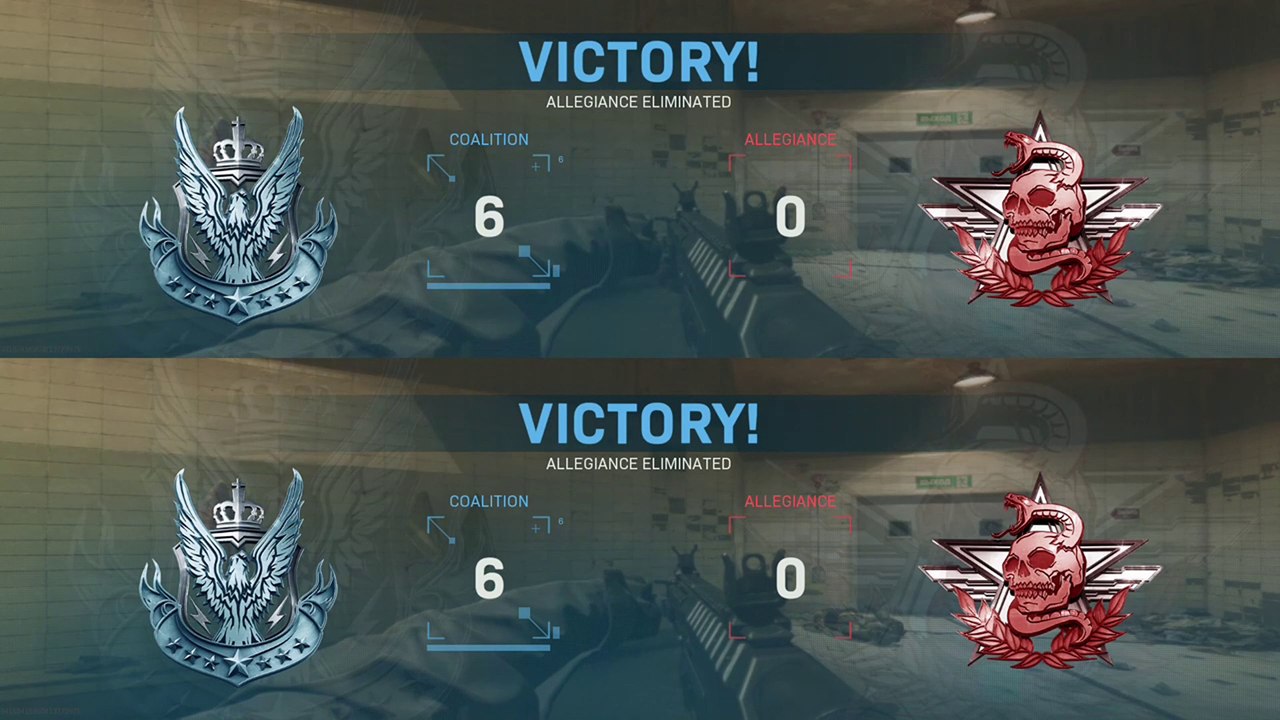 Call Of Duty Modern Warfare Split-screen Sweep 6-0 Victory