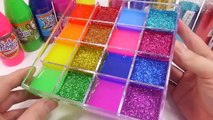 Mixing Slime Water Clay Glitter Learn Colors Surprise Eggs Toys Toys For Kids