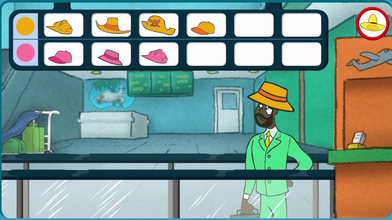 Curious George - Hat Grab - Kids Game in English - curious george - hat grab - curious george games