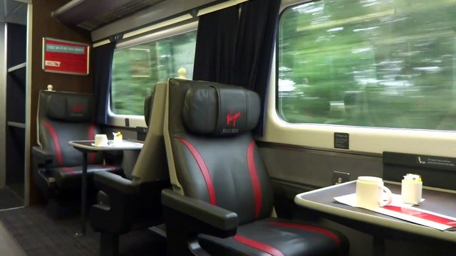 Class 43 HST Virgin Trains East Coast First Class Train Ride HD
