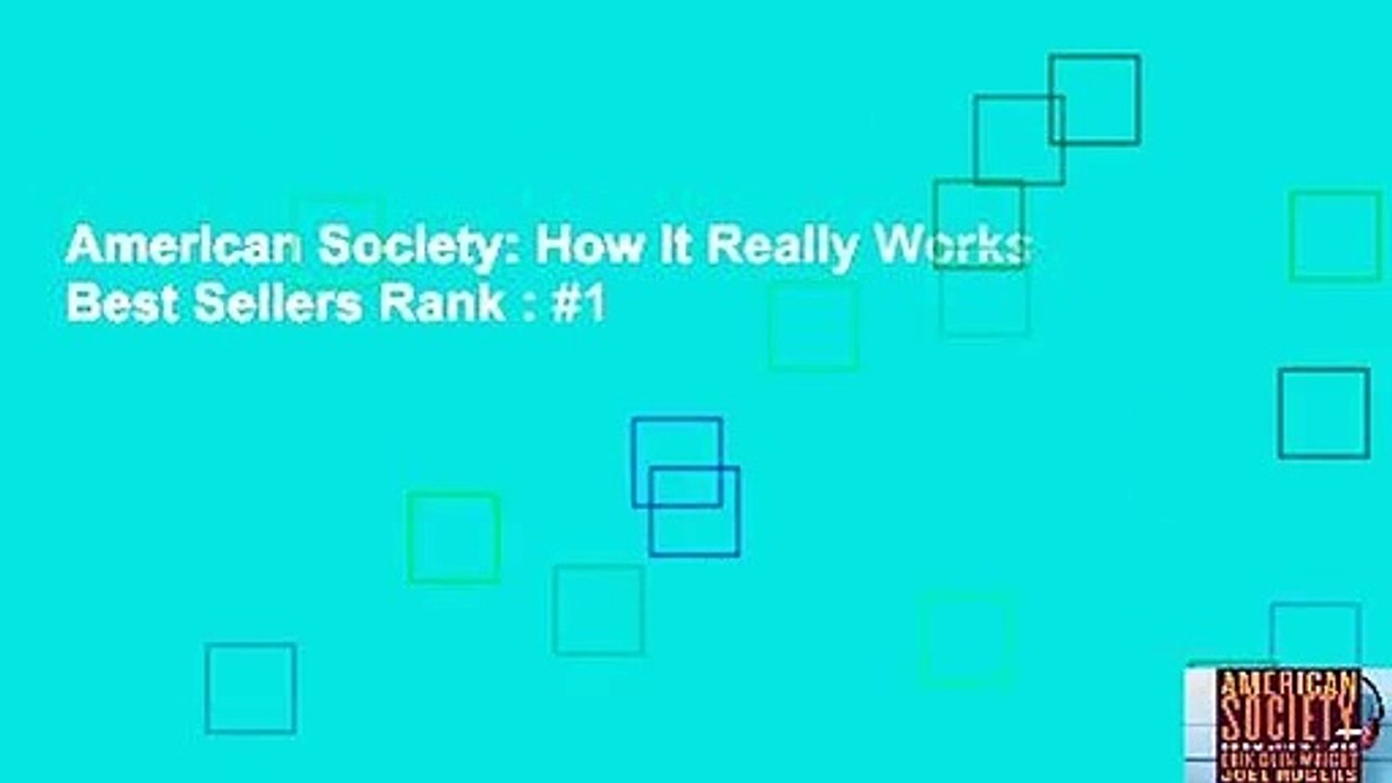 American Society: How It Really Works  Best Sellers Rank : #1
