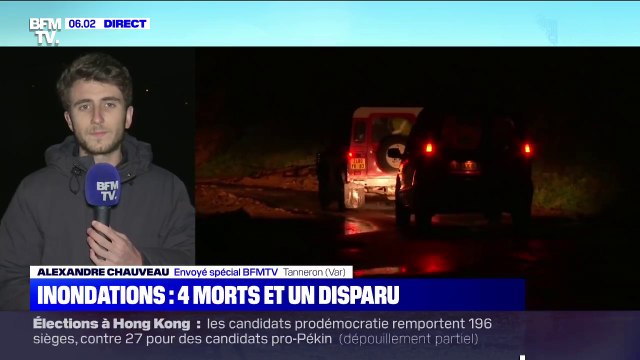 Inondations: le bilan s'alourdit à quatre morts et un disparu