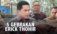 5 Gebrakan Erick Thohir Sebulan Jabat Menteri BUMN