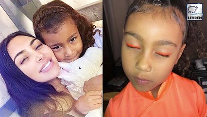 Kim K Supports Kanye's Decision Of Not Allowing North To Wear Makeup!