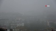Tekirdağ'da yoğun sis hayatı olumsuz etkiliyor