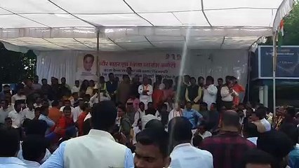 कलेक्ट्रेट पर कांग्रेस का भाजपा के ख़िलाफ़ प्रदर्शन